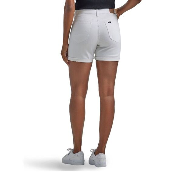 LEE WOMEN'S Mid-Rise 5” Cuffed Denim Jean Shorts  Size 22 M - Picture 5 of 9